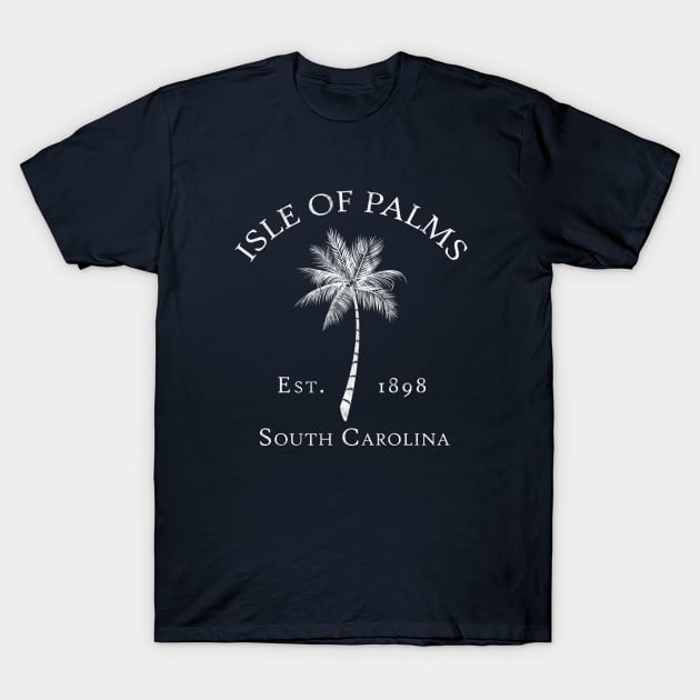 Isle of Palms Established 1898 Vintage Palmetto T-Shirt by TGKelly